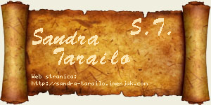 Sandra Tarailo vizit kartica